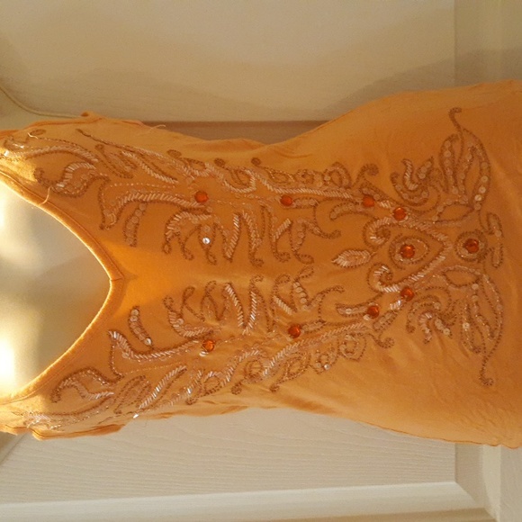 Bebe orange tank top - Picture 2 of 4